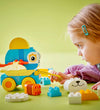 LEGO® DUPLO® - 3-in-1 dieren op wielen 10448 - 58 Onderdelen - LEGO® - OneSize - Blokken