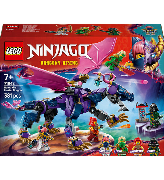 LEGO® Ninjago - Rontu de Meesterdraak 71842 - 381 Onderdelen - LEGO® - OneSize - Blokken