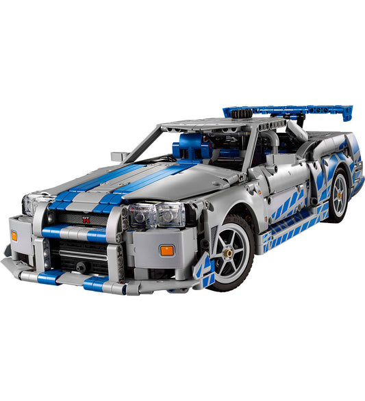 LEGO® Technic - 2 Fast 2 Woedende Nissan Sky... 42210 - 1410 Ond - LEGO® - OneSize - Blokken
