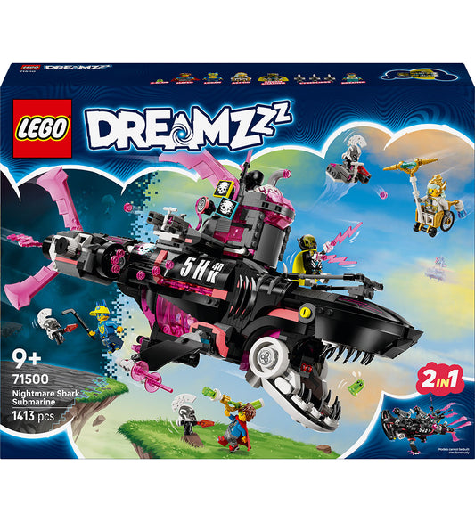 LEGO® DREAMZzz - Nachtmerrie haaienonderzeeër 71500 - 1413 Onder - LEGO® - OneSize - Blokken
