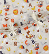 Nørgaard Madsens Beddengoed - Baby - Beige m. Alfabet - Nørgaard Madsens - Baby - Beddengoed - Baby
