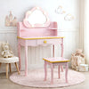 Houten Kaptafel Baninni Cloudy Roze
