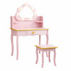 Houten Kaptafel Baninni Cloudy Roze