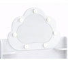Houten Kaptafel Baninni Cloudy Wit
