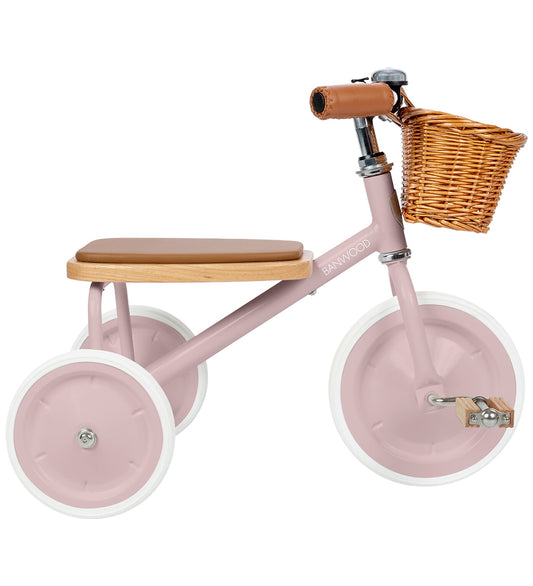 Banwood Driewieler - Trike - 3-6 Jaar - Dustypinkt - Banwood - OneSize - Loopfietsen
