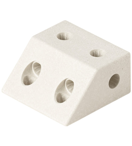 MODU Blok Hoek - 20x20x10 cm - Zand Grey - MODU - OneSize - Motoriek speelgoed