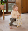 MODU Loopwagen - Tiny Ride - 10 Onderdelen - 40x20x36 cm - Zand  - MODU - OneSize - Loopwagens