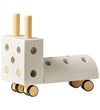 MODU Loopwagen - Tiny Ride - 10 Onderdelen - 40x20x36 cm - Zand  - MODU - OneSize - Loopwagens