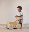 MODU Loopwagen 3-in-1 - 48x27x44 cm - Zand Grey/Honey Yellow - MODU - OneSize - Loopwagens
