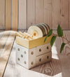 MODU Loopwagen 3-in-1 - 48x27x44 cm - Zand Grey/Honey Yellow - MODU - OneSize - Loopwagens