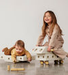 MODU Explorer Set - 20 Onderdelen - 55x40x20 cm - Zand Grey/Hone - MODU - OneSize - Motoriek speelgoed
