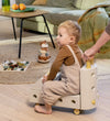 MODU Explorer Set - 20 Onderdelen - 55x40x20 cm - Zand Grey/Hone - MODU - OneSize - Motoriek speelgoed