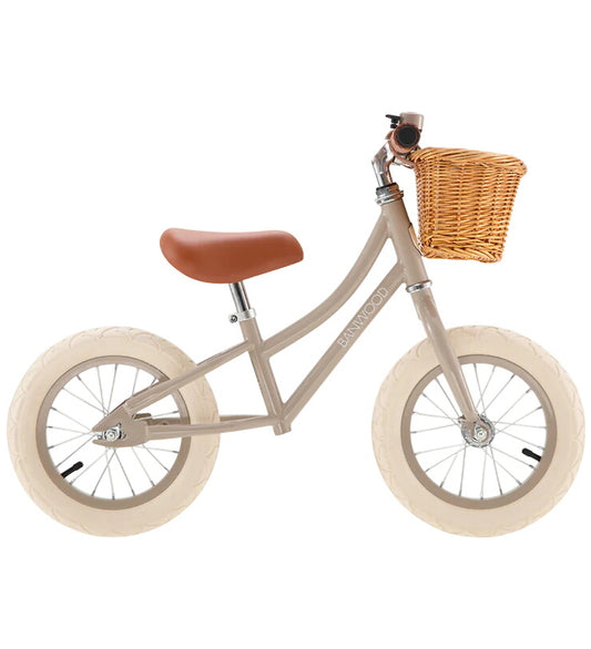 Banwood Loopfiets - First Go! - 3-5 jaar - Beige - Banwood - OneSize - Loopfietsen