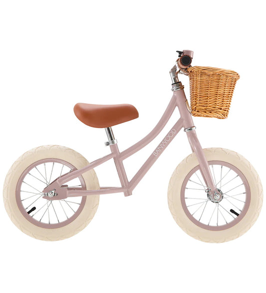 Banwood Loopfiets - First Go! - 3-5 Jaar - Dusty Pink - Banwood - OneSize - Loopfietsen