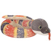 Wild Republic Squishy Snake - 132 cm - Bruin/Oranje - Wild Republic - OneSize - Knuffels