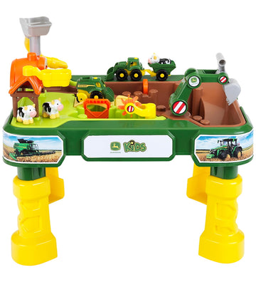 John Deere Speeltafel - Zand/Water m. Boerderij onderdelen - John Deere - OneSize - Zandspeelgoed