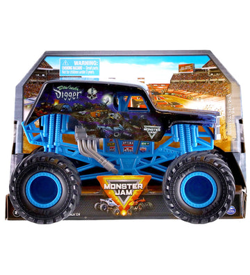 Monster Jam Collector Truck - 1:24 - Son-Uva Digger - Zwart/Blau - Monster Jam - OneSize - Auto´s