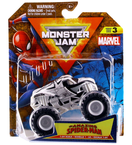 Monster Jam Truck - 1:64 - Marvel - Spider-Man - Monster Jam - OneSize - Auto´s