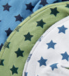 Pippi Babyslabbetje - 3-pack - Puntig - AOP - Grey Dawn - Pippi Baby - OneSize - Kwijlsjaaltjes