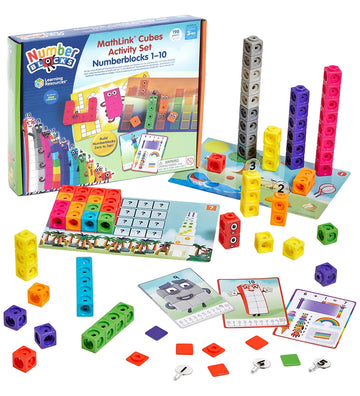 Learning Resources Speelgoed - MathLink Kubussen - Getallenblokk - Learning Resources - OneSize - Blokken