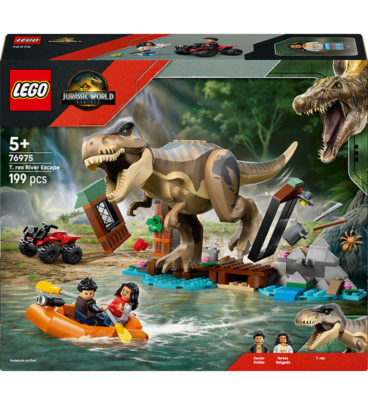 LEGO® Jurassic World - Boottocht vanaf T. Rex 76975 - 199 Onderd - LEGO® - OneSize - Blokken