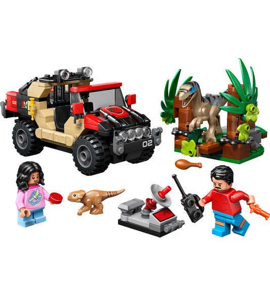 LEGO® Jurassic World - Ontsnapping aan Raptor 76972 - 285 Onderd - LEGO® - OneSize - Blokken