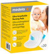 Medela Borstvoedingspads - 30 st. - Ultra ademend - Medela - OneSize - Borstvoedingspads