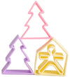 Dëna Activiteitenspeelgoed - Silicone - 9 Onderdelen - Pastel - Dëna  - OneSize - Activiteitenspeelgoed