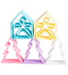 Dëna Activiteitenspeelgoed - Silicone - 9 Onderdelen - Pastel - Dëna  - OneSize - Activiteitenspeelgoed