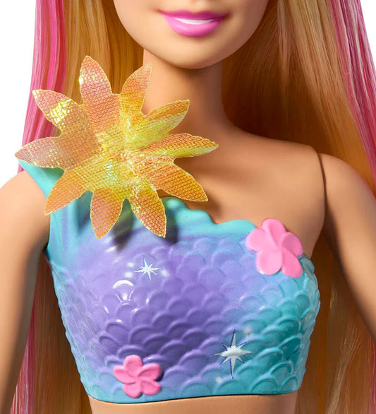 Barbie Pop - Blooming Magie White Mermaid Doll - Barbie - OneSize - Poppen