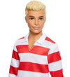Barbie Pop - Fashionista - Ken m. Rood & White Strepen - Barbie - OneSize - Poppen