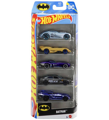 Hot Wheels Auto's - 5-pack - Batman - Hot Wheels - OneSize - Auto´s