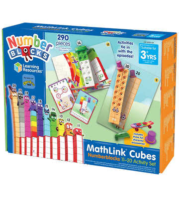 Learning Resources Bronnen Speelgoed - MathLink Kubussen - Numbe - Learning Resources - OneSize - Blokken