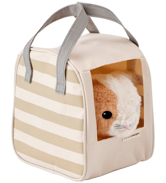 Kids Concept Cat m. Tas - Beige/Wit - Kids Concept - OneSize - Knuffels