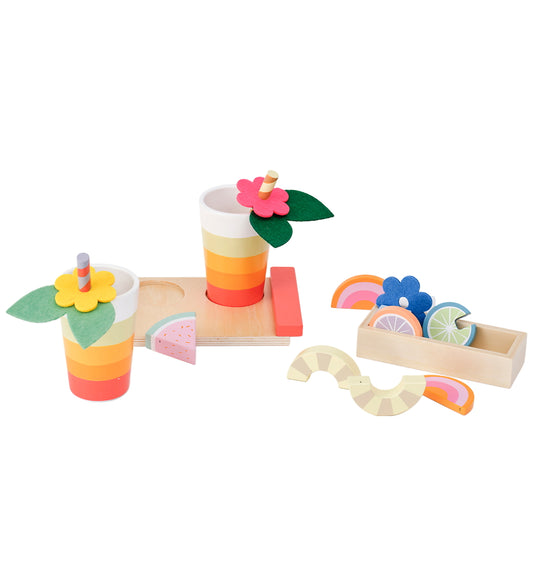 Kids Concept Speelgoedeten - Hout - Drankenset - Kids Concept - OneSize - Speelgoedeten
