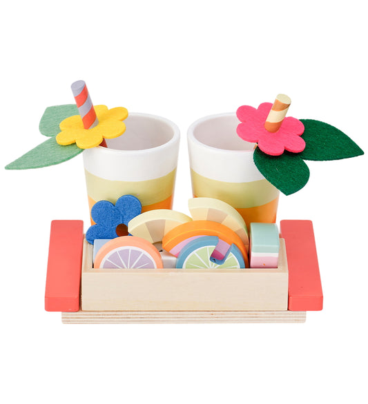Kids Concept Speelgoedeten - Hout - Drankenset - Kids Concept - OneSize - Speelgoedeten