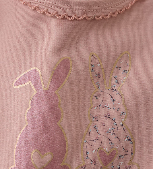 Minymo Romper l/s - Misty Rose - Minymo - 74 - Rompers Lange Mouw