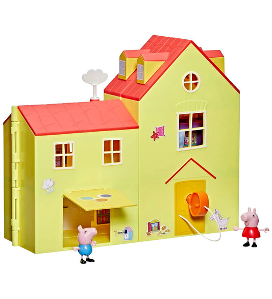 Peppa Pig Poppenhuis - 80 cm - Peppa's BIG Familiehuis - Gurli Gris - OneSize - Poppenhuizen