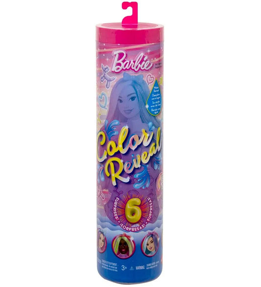 Barbie Pop - 30 cm - Kleur onthullende ballon Animals - Assorti - Barbie - OneSize - Poppen