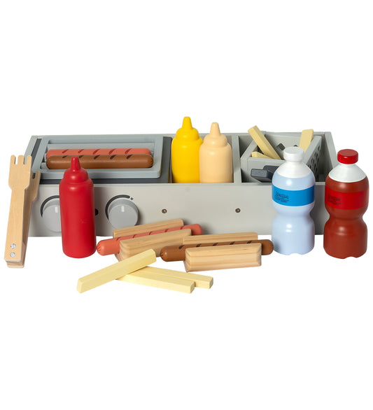 MaMaMeMo Speelgoedeten - Worstkraam - Hout - MaMaMeMo - OneSize - Speelgoedeten