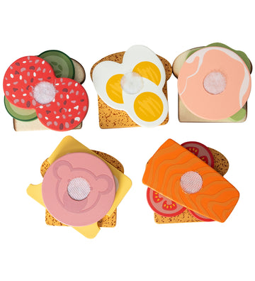 MaMaMeMo Speelgoedeten - Sandwich - Hout - MaMaMeMo - OneSize - Speelgoedeten