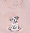 Hust and Claire Romper l/s - HCBri Sweet Puppy - Adobe Rose - Hust and Claire - 74 - Rompers Lange Mouw