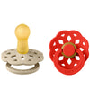BIBS Boheems Fopspenen - Maat 1 - 2-pack - Rond - Vanilla/Candy  - BIBS - 0-6 mnd - Fopspenen