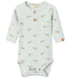 Lil' Atelier Romper l/s - Noos - Rib - NbmGavo - Murmur/Whale - Lil Atelier - 1½ jaar (86) - Rompers Lange Mouw