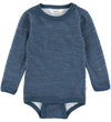 Joha Romper l/s - Wol/Bamboe - Dark Denim - Joha - 90 - Rompers Lange Mouw
