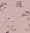 Joha Babymuts - Wol/Bamboe - Roze m. Print - Joha - 45 cm - Babymutsen