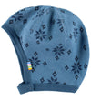 Joha Babymuts - Wol - Blauw/Katoen - Blauw m. Sneeuwvlokken - Joha - 34 cm - Babymutsen