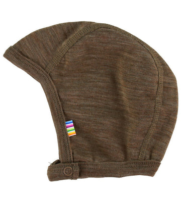 Joha Babymuts - Wol/Zijde - Bruin Gevlekt - Joha - 48 cm - Babymutsen