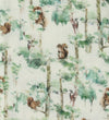 Joha Babyslabbetje - Wol - Off White m. Bomen - Joha - OneSize - Kwijlsjaaltjes