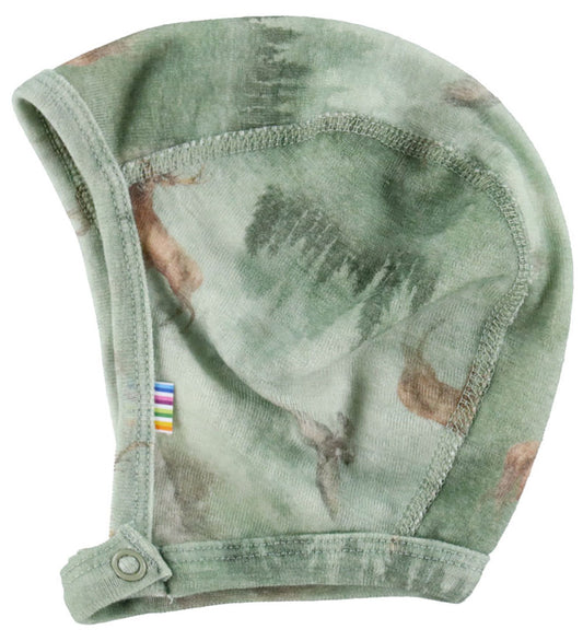 Joha Babymuts - Wol - Groen m. Bos - Joha - 50 cm - Babymutsen